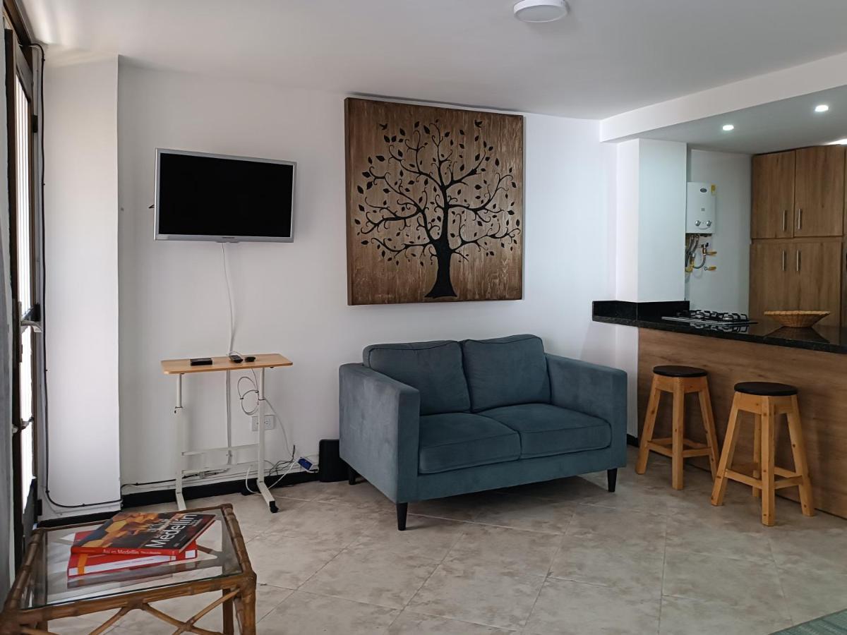 Appartement Acogedor Apartaestudio Ubicado En Laureles à Medellín Extérieur photo